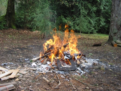 ...burning your morning wood