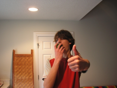 Eating peppers