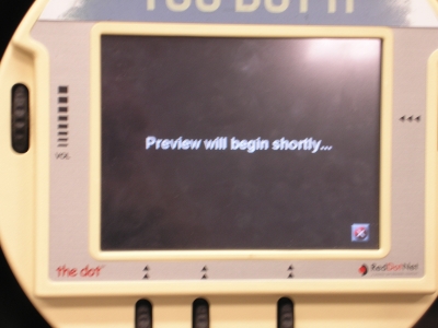 Watched...er listened to a movie preview