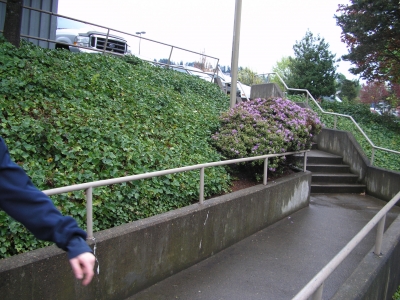 We came out on the wrong level, and had to go upstairs, I like it more when they move for you...