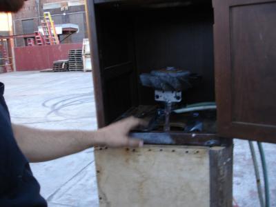 This thing makes stuff burn faster This thing makes stuff burn faster