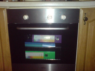 Folders 1&2 in Oven (Closed)