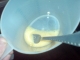 Foamy egg!