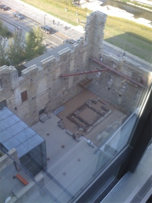 Ruin courtyard