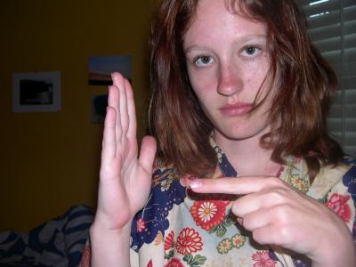 pointing