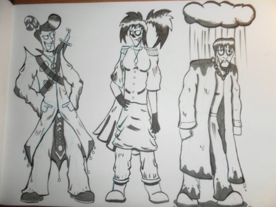 The second three.