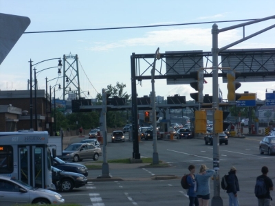 The bridge plaza