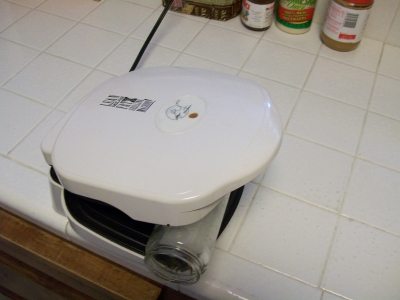 Closed Grill with Candle