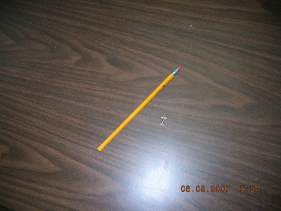 Pencil and Pushpin