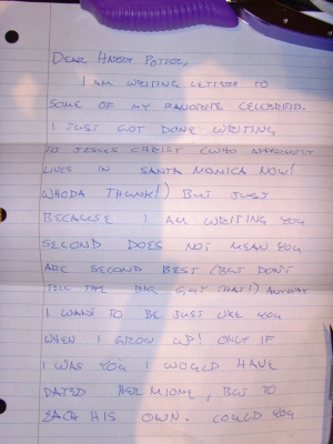 My Letter to Harry