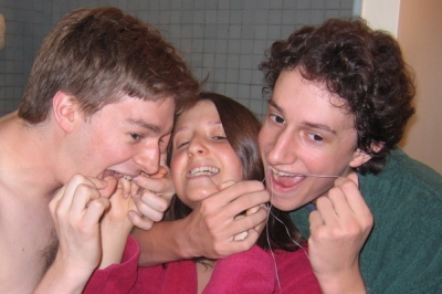 Much flossing needed.