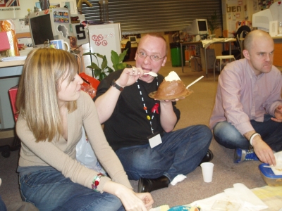 Me with Cake. Me with Cake.