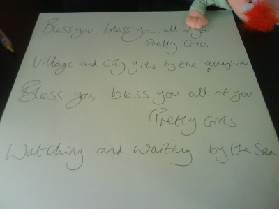 A little note which I set afloat.