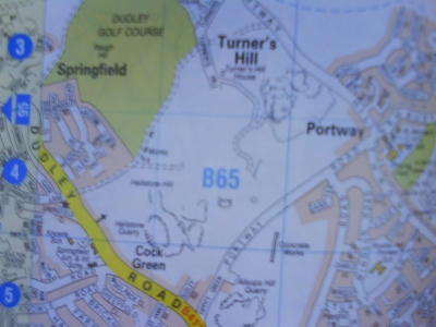 Turner's Hill on the A-Z Map.