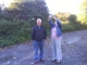 Mum gets the right photo as Dad watches.