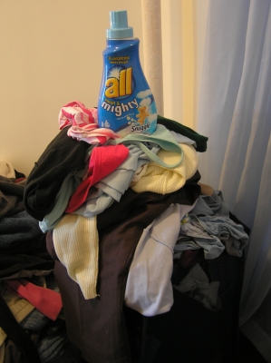Mountain of laundry