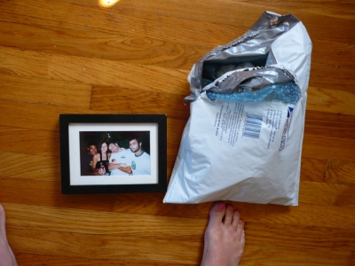 The package that I found this morning