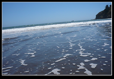 I was surprised how warm the water was...