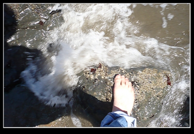 Did you know that I can walk on rocks while blind folded?