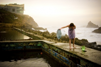 emptying out the excess water