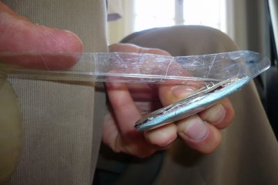 Tape! Tape should do it!!!