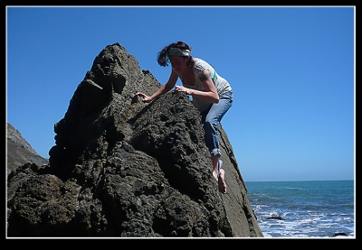 The funny part is that I was more nervous when I could see