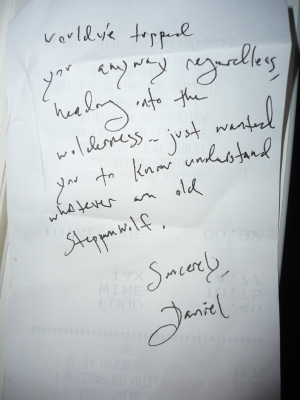 The letter