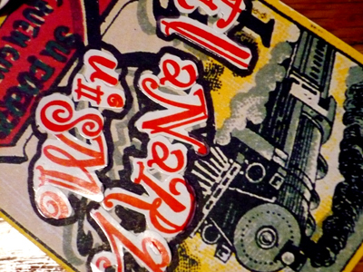 That simply say Please Mail To... on the back