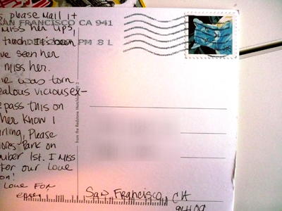 This one was left at a novelty store on Valencia