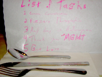 List of Tasks