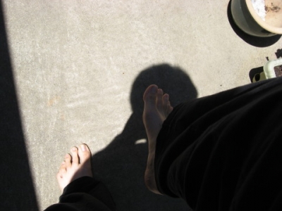 Beardwater under foot