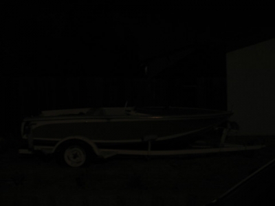 Around the corner: a boat