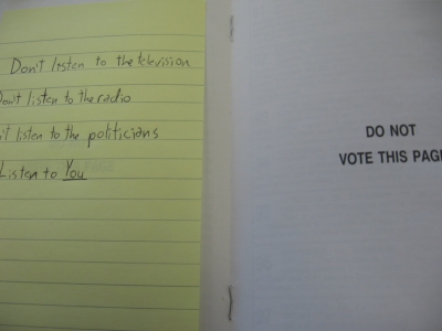 Sample ballot Sample ballot