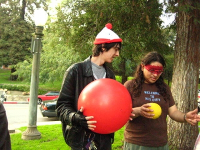 C.M. explains to Waldo how to win.