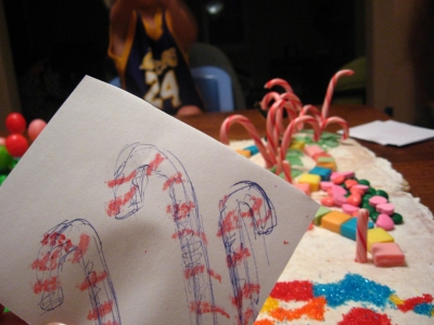 Another card that C.M. made.