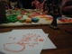 Close up of the one of the cards that C.M. made.