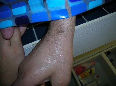 Showering