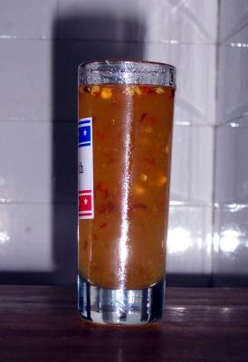 it had the consistency of loose jelly