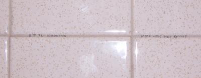 et tu groutus? (i love it!) , make love not grout
