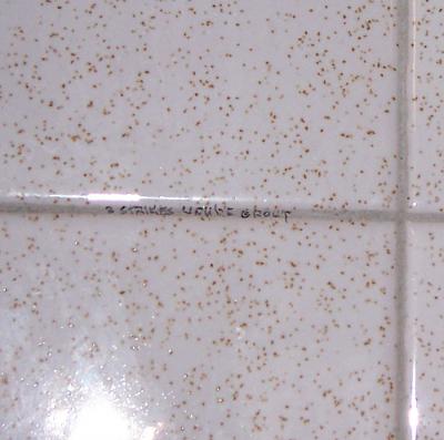 3 strikes you're grout