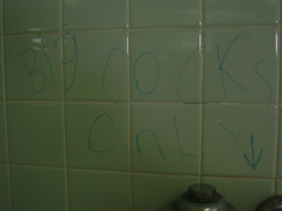 The offending graffiti