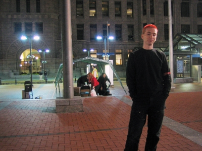 OliverX watching us at Checkpoint 3 [aka that fucking orange demon]