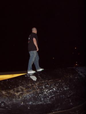 Graff crossing the Whale