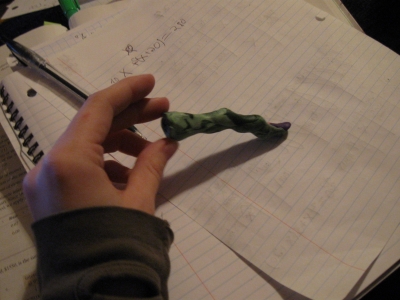 Freshly sculpted finger Freshly sculpted finger