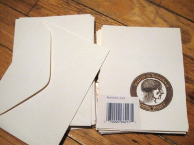 Finished product with barcode & envelopes