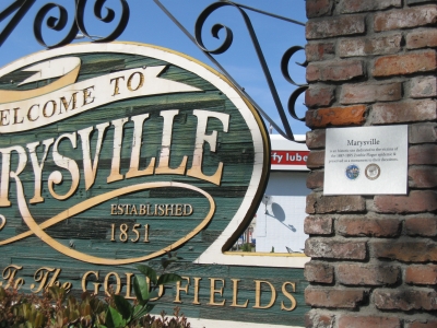 Historic Zombie Town Plaque