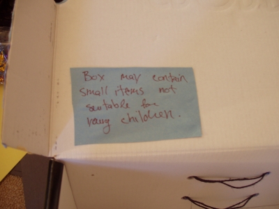 warning label