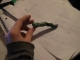 Freshly sculpted finger