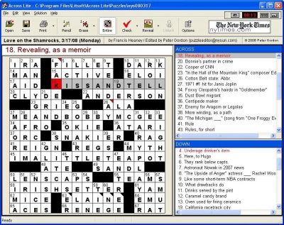 An Electronic Crossword An Electronic Crossword