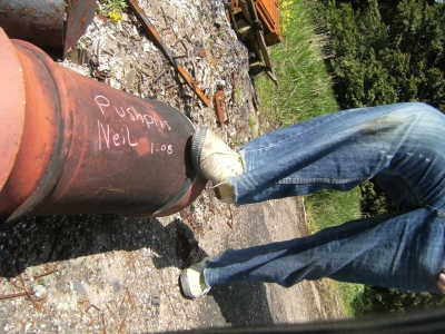 Neil 1:05 - Pipe near warehouse